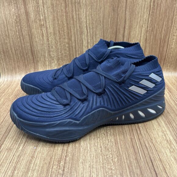 Adidas Crazy Explosive 2017 Sneakers Men 14 Basketball Low Knit Boost Shoes Navy - Picture 3 of 8